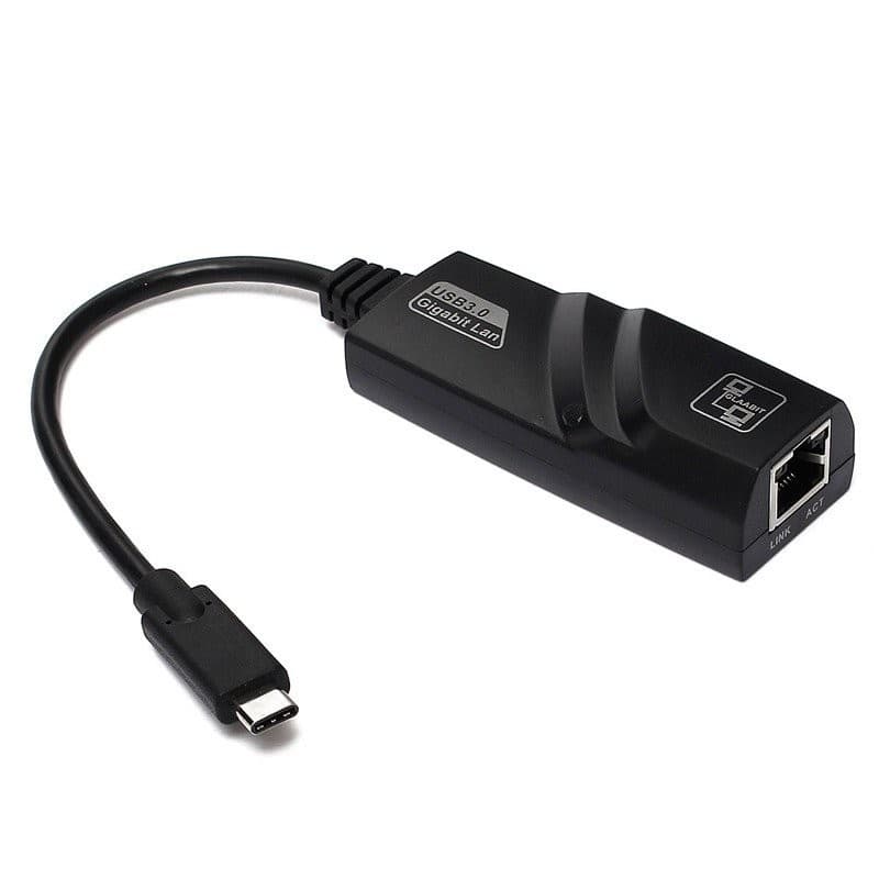 Type C Port To RJ45 Ethernet Lan Cable Adapter
