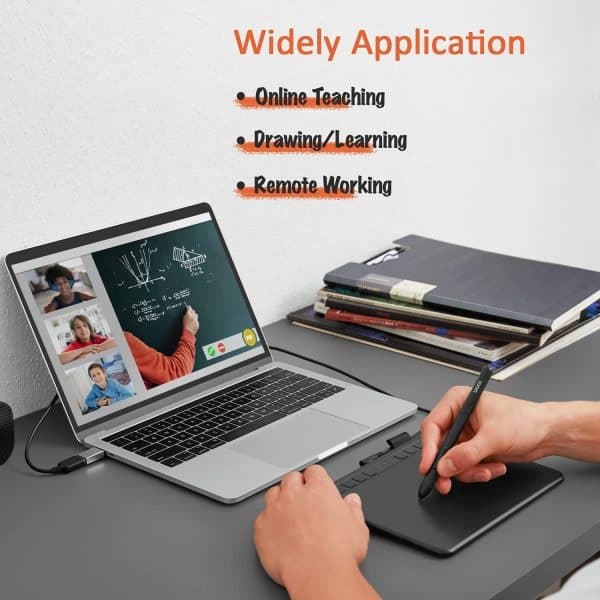 UGEE S640 Graphic Drawing Tablet With Battery-Free Stylus And 10 Express Keys view 6