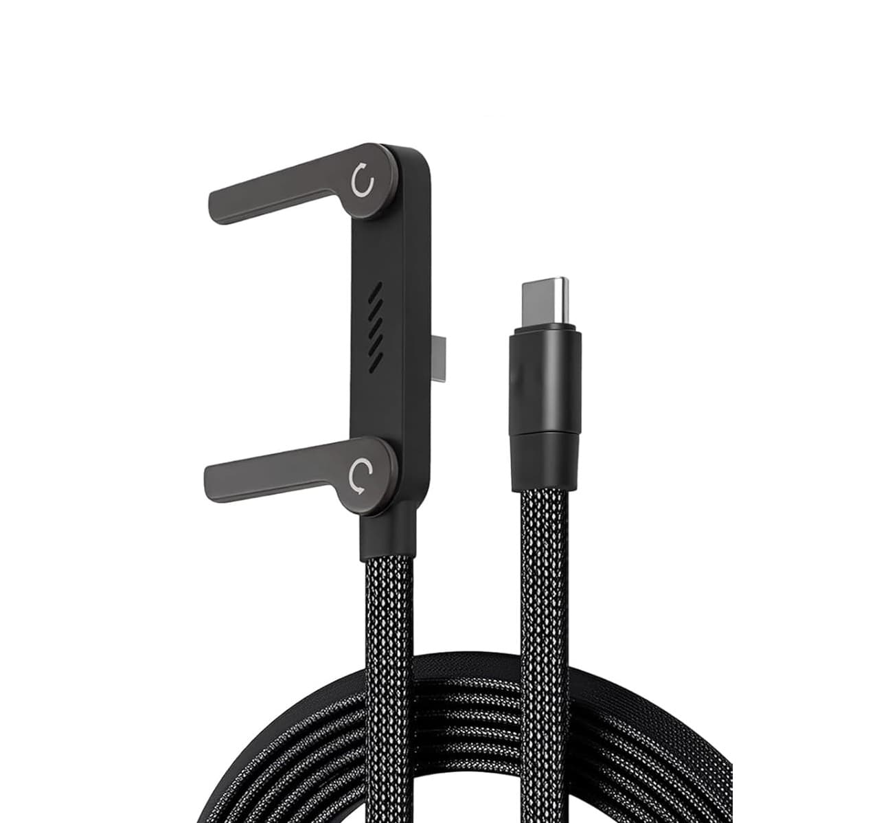 Ugetus 240 Watt Charging Cable USB-C To C Cable With Built-in Foldable Phone Stand