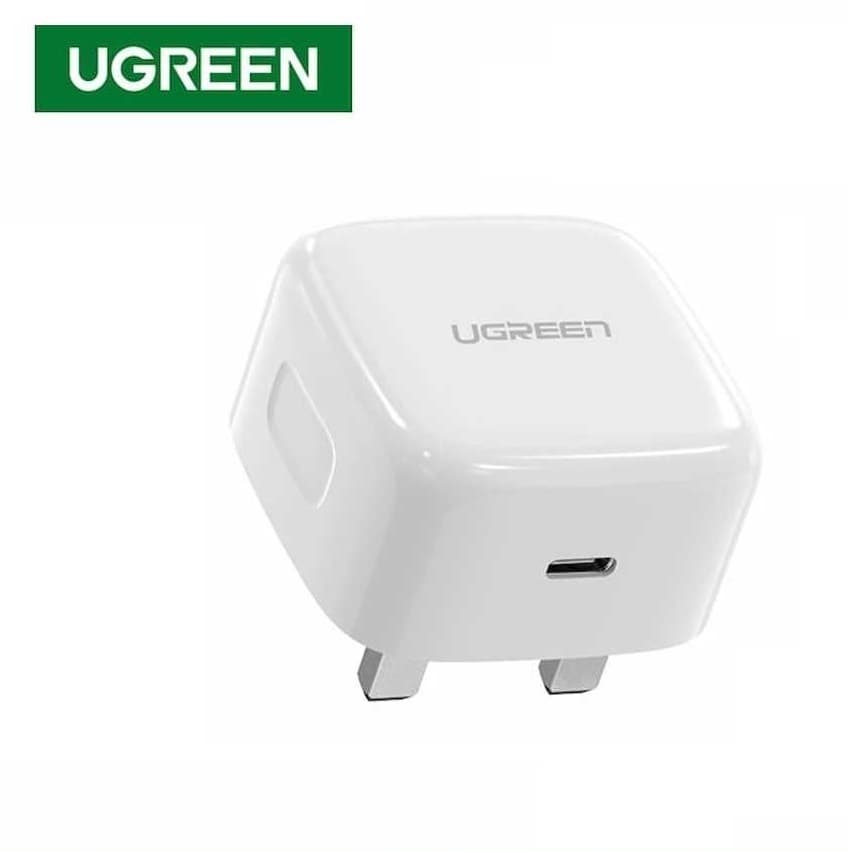 UGREEN CD127 PowerLite 30W Charger | PD Fast Charging UK Plug