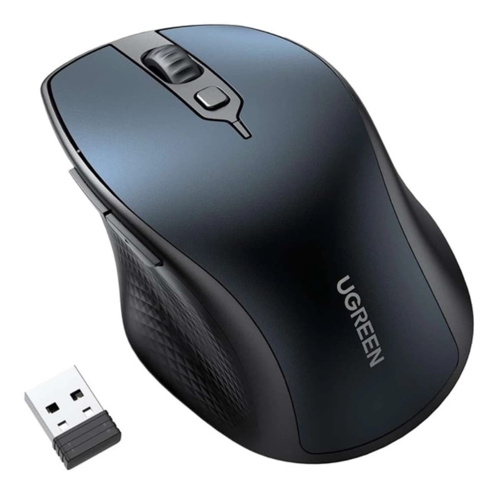 UGREEN MU101 Ergonomic Wireless Bluetooth Mouse Dual Connectivity And 4000 DPI