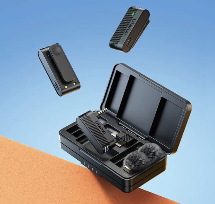 Ulanzi A100 Wireless 3.5mm And Type C Lavalier Microphone