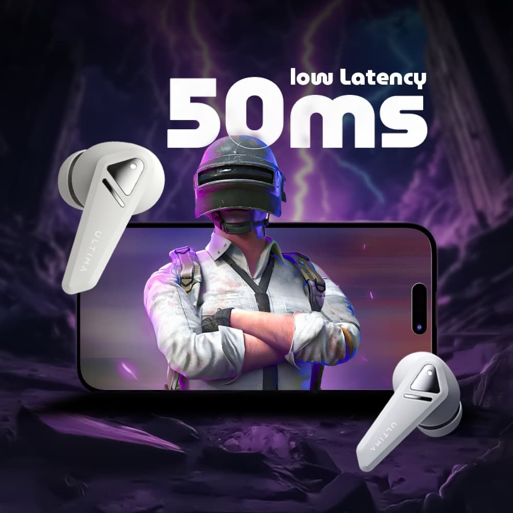 Ultima Boom Sleek Wireless Earbuds with ENC and 40 Hours Playtime view 2