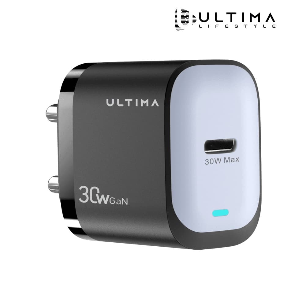 Ultima Rapid 30 | 30W PD GaN Charger (CE/FCC Certified)