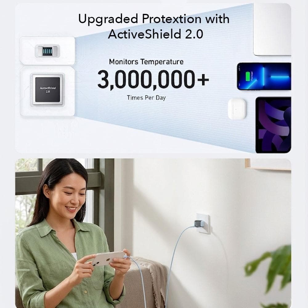 Ultima Rapid 30W Charger Dual Port GaN Charging Adapter view 3