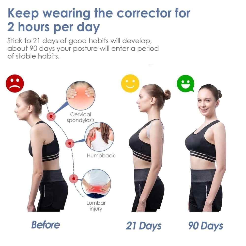 Unisex Adjustable Sensor Back Posture Correction Belt view 4