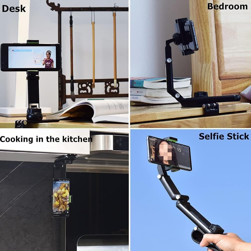 Universal Adjustable Clip Car Phone Mount For Visor view 2