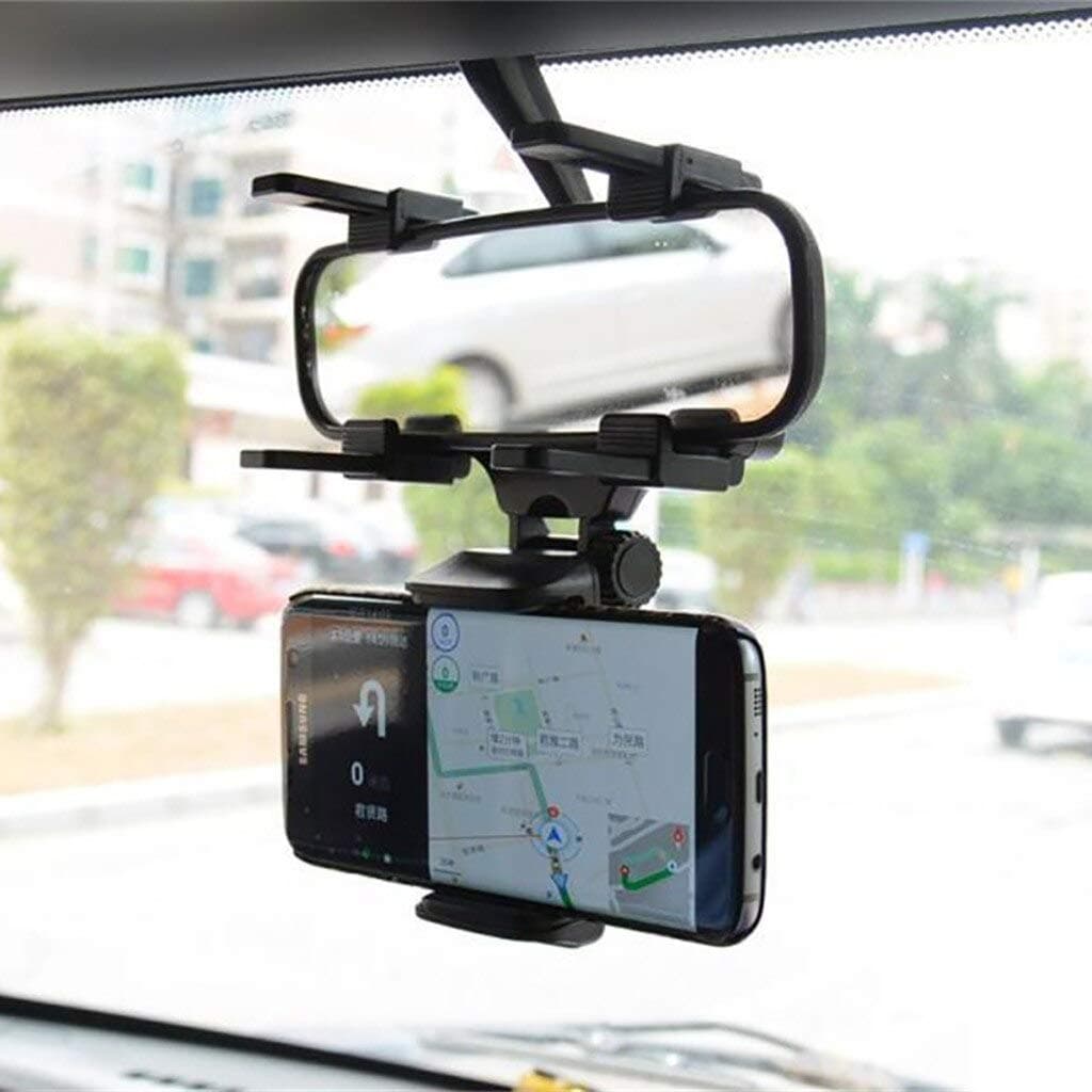 Universal Auto Car Rearview Mirror Mount Mobile Stand Holder