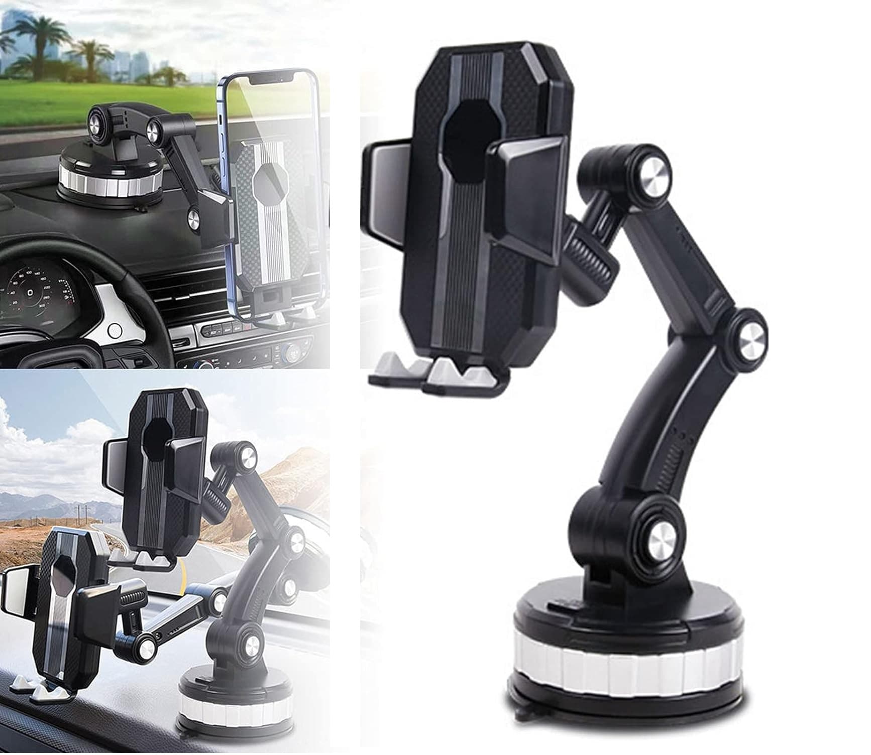 Universal Strong Suction Mobile Phone Car Stand Holder For Dashboard Window