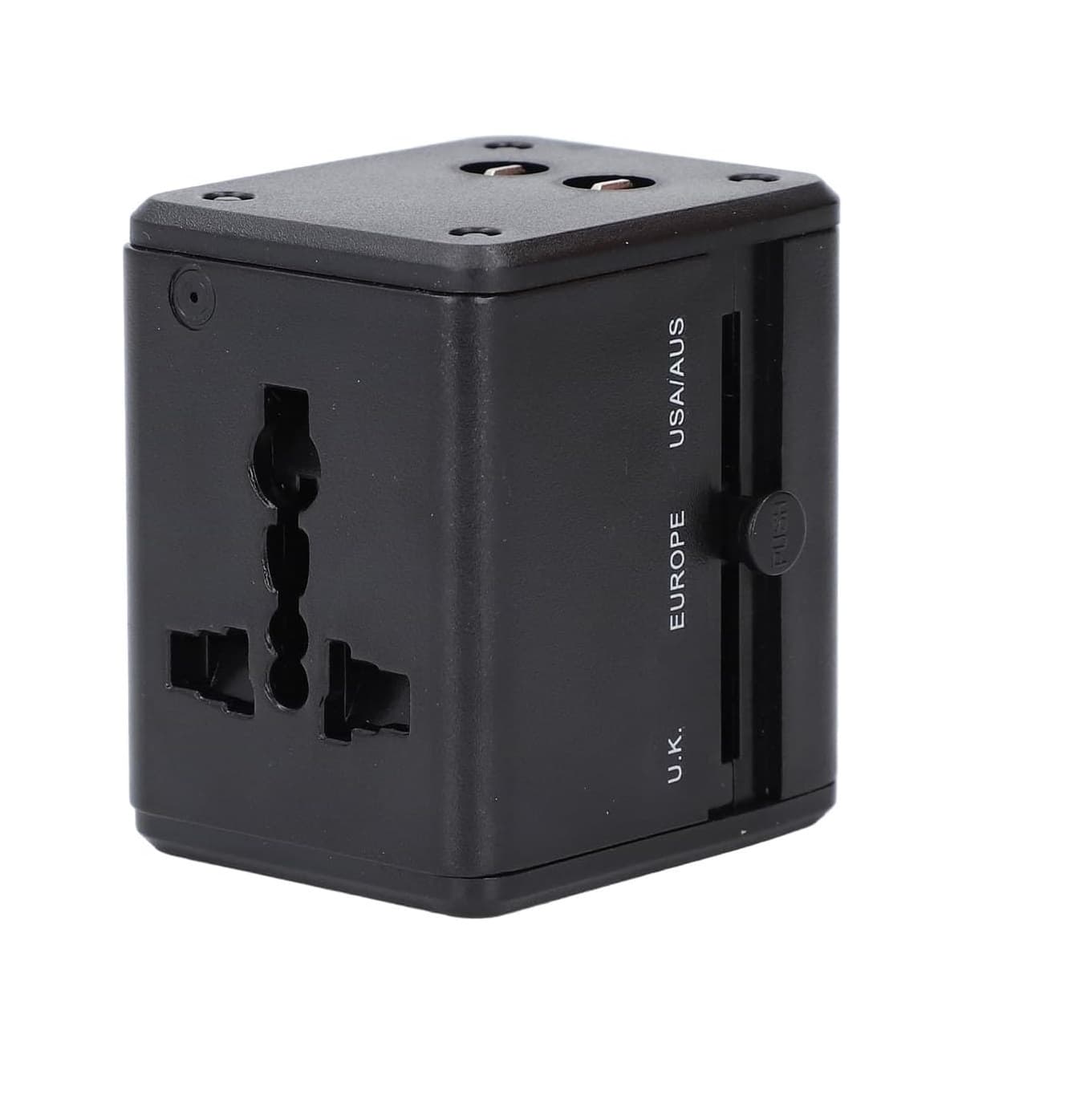 Universal Travel Adapter With 2.1A Dual USB International Power Plug Wall Charger