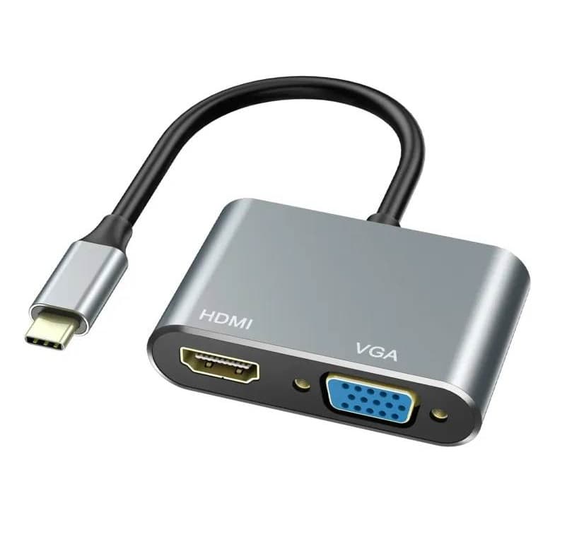 USB C To HDMI VGA Multiport Adapter