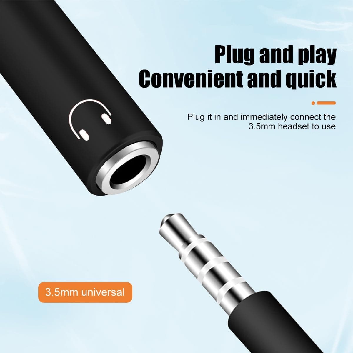 USB Type C Ro 3.5mm 2 In 1 Headphone And Charger Adapter view 3