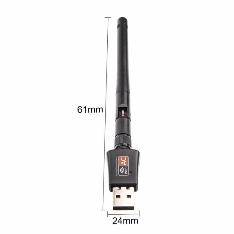 USB WiFi Adapter ac 600Mbps Dual Band 2.4GHz/5.8GHz view 3