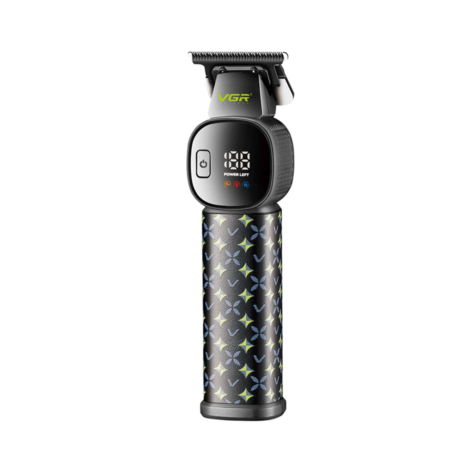 VGR V-185 Hair Cutting Machine Cordless LED Display Professional Trimmer for Men