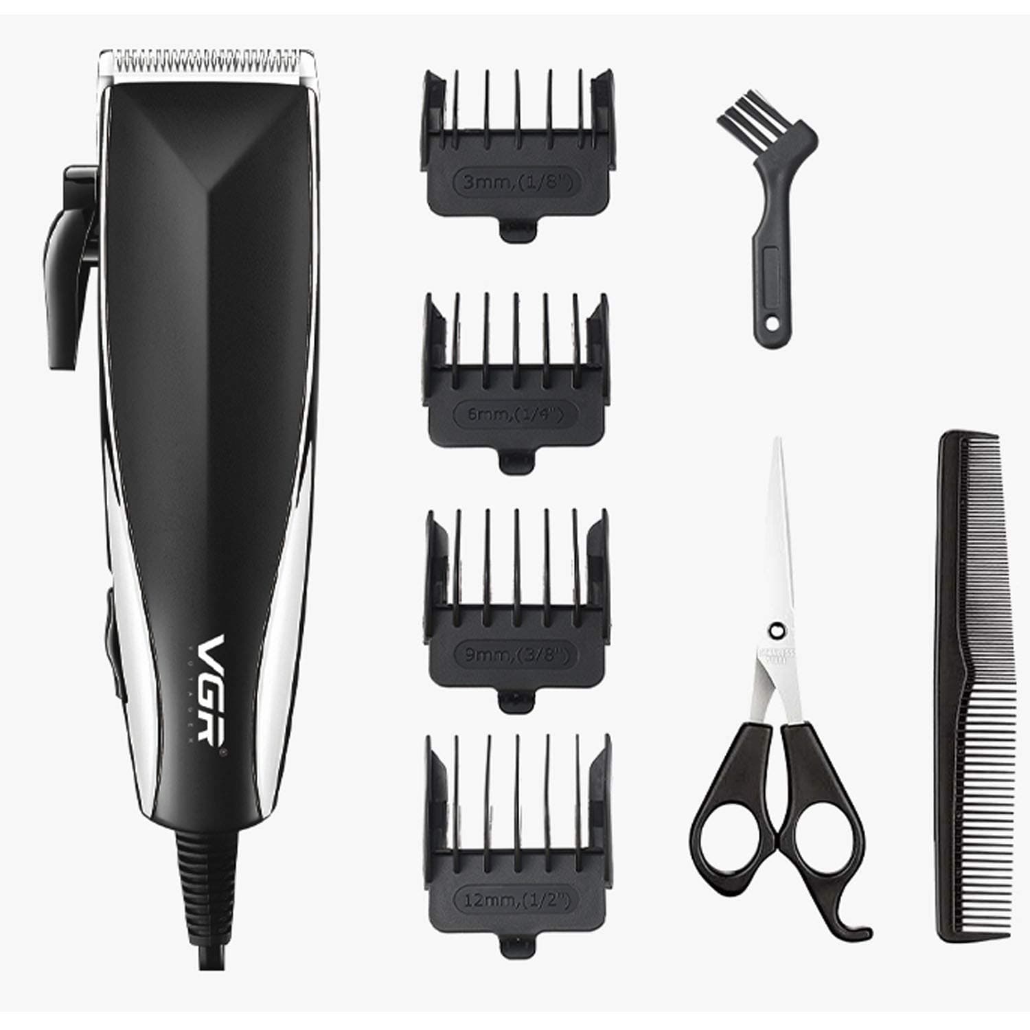 VGR V033 Professional Electric Hair Slipper  Salon clipper Trimmer 4 Length Settings
