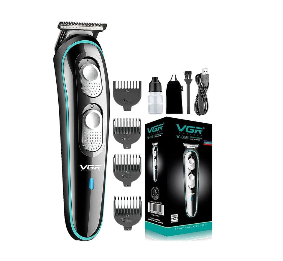 VGR V055 Professional Cordless Rechargeable Beard Hair Trimmer Clippers Cutter view 2