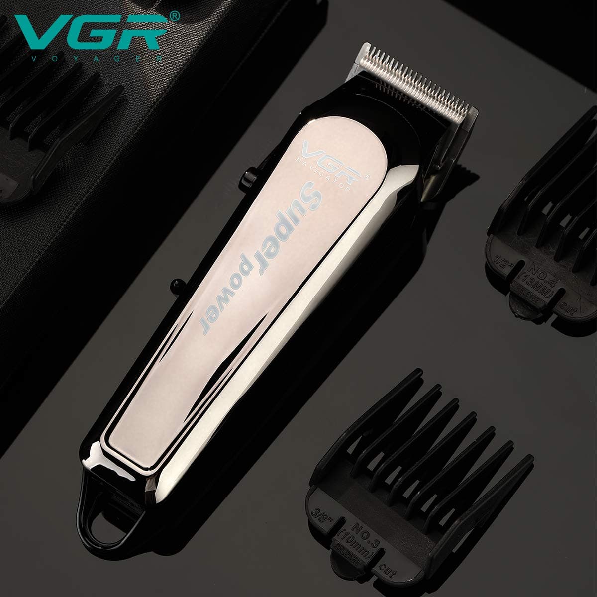 VGR V060 Cordless Rechargeable Hair Clipper For Men view 2