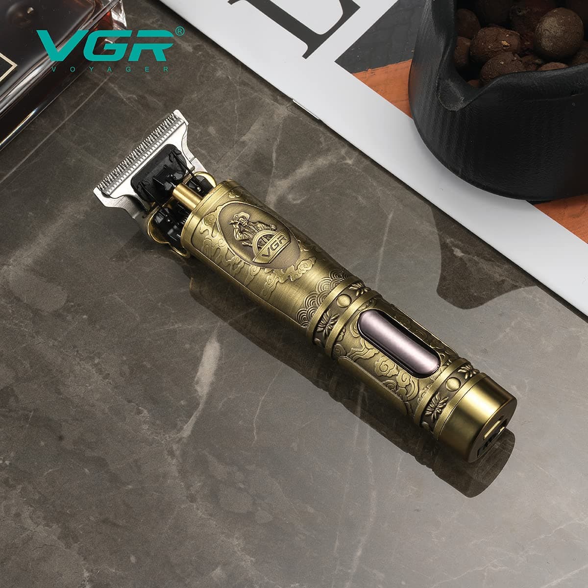 VGR V091 Professional Cordless Hair Clipper Trimmer With Digital Display