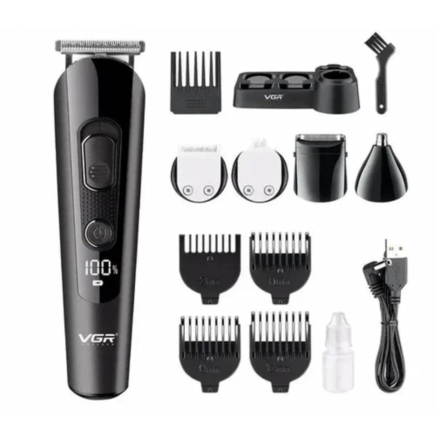 VGR V175 5 In 1 Professional Cordless Grooming Kit Trimmer