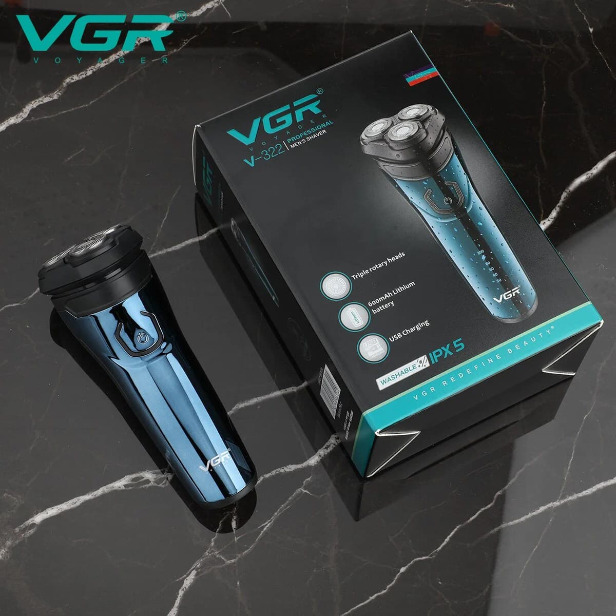 VGR V322 Electric Shaver And Beard Trimmer view 2
