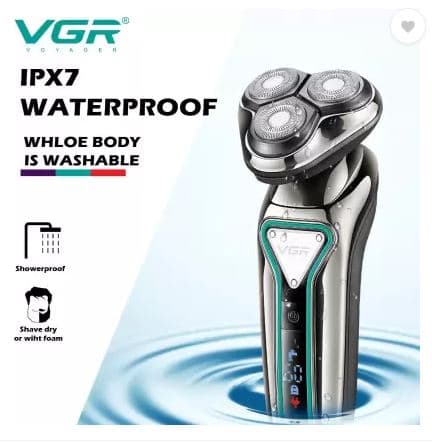 VGR V323 Professional Cordless Rechargeable IPX6 Fully Waterproof Shaver view 3