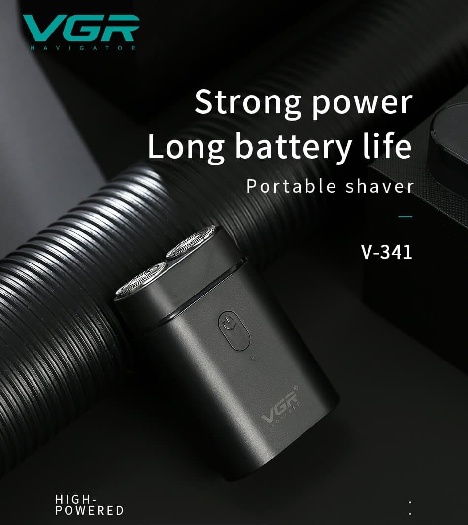 VGR V341 Portable Waterproof Reciprocating Beard Trimmer Shaver view 2