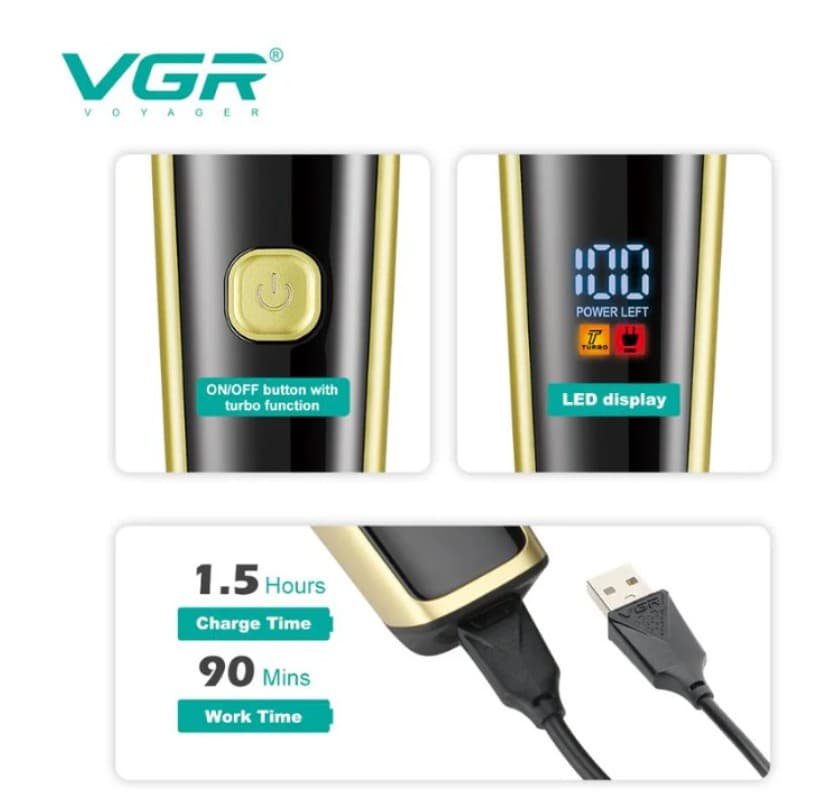 VGR V366 Limited Edition Professional 3-in-1 Grooming Kit view 3
