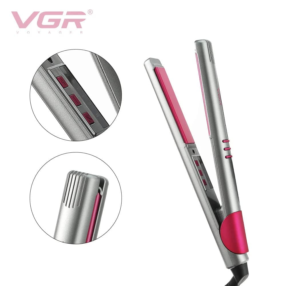 VGR V580 Professional Ceramic Coated Hair Straightener With Uniform Heat Technology view 3
