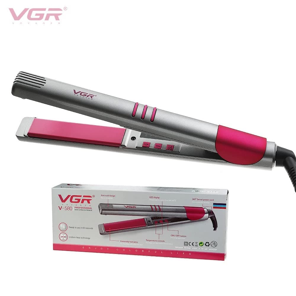 VGR V580 Professional Ceramic Coated Hair Straightener With Uniform Heat Technology view 4