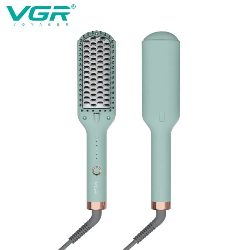 VGR V592 Hair Styling Powerful Electric Professional Hair Straightener Hot Comb Brush view 2