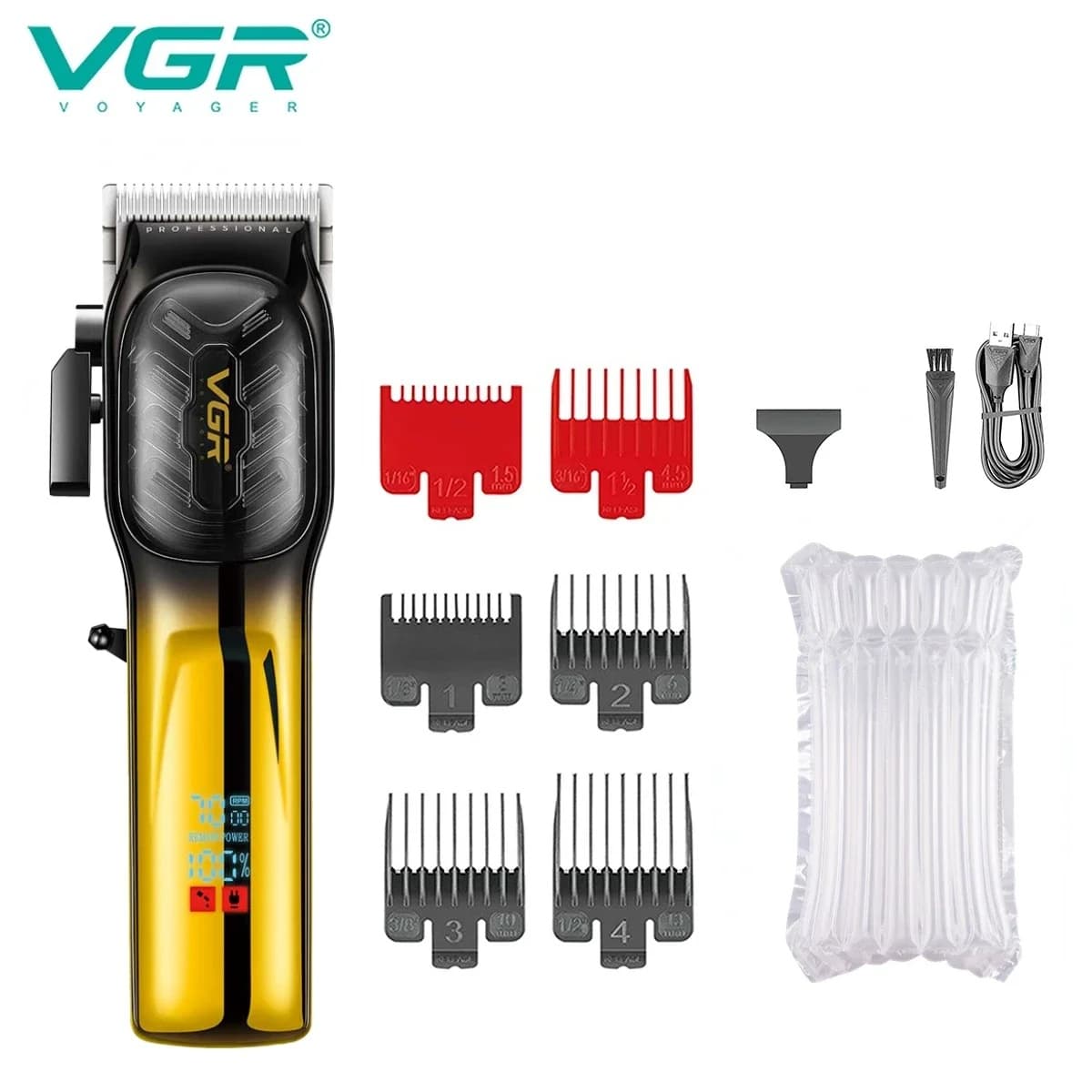 VGR V654 Professional Hair Clipper For Men – 200min Runtime & 7000 RPM Motor