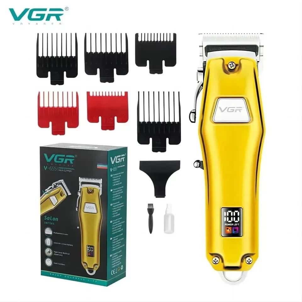VGR V655 Professional Hair Clipper Electric Hair Cutting Machine