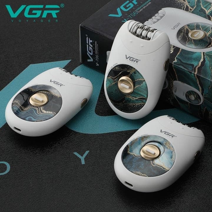 VGR V706 Cordless Professional Women’s Epilator For Face, Legs, Underarms & Bikini view 4