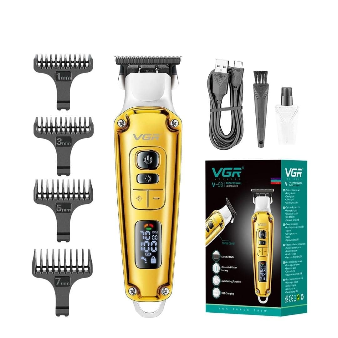 VGR V931 Professional Hair Trimmer With Digital Display