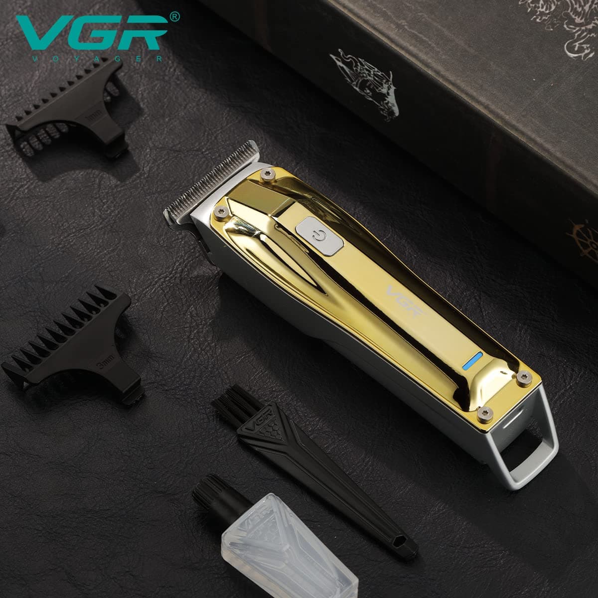 VGR V955 Professional Rechargeable Cordless Hair Trimmer With Stainless steel Blades