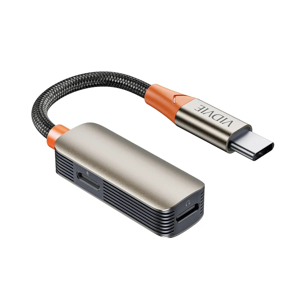 Vidvie AL1121 2 In 1 Type C To Type C + Type C Audio Adapter