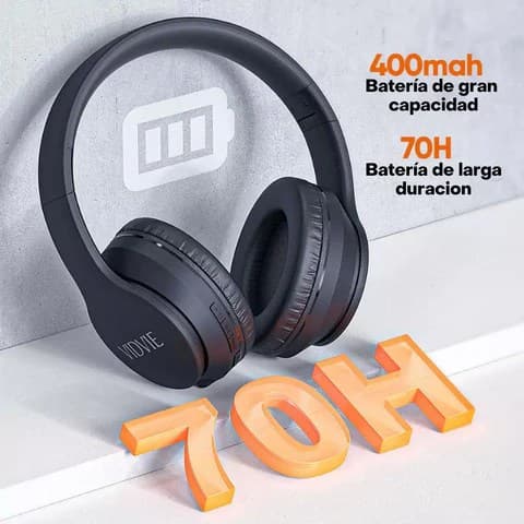VIDVIE BBH2109 Wireless Bluetooth Headphone 70 Hours Backup view 2