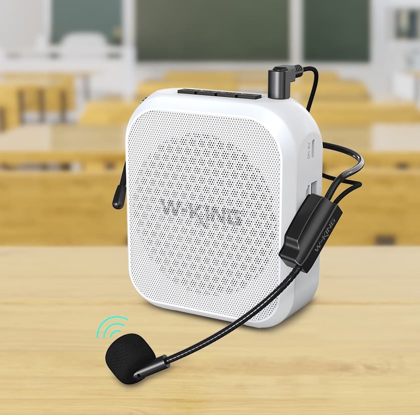 W-King KS02 Wired Teachers Microphone Speaker