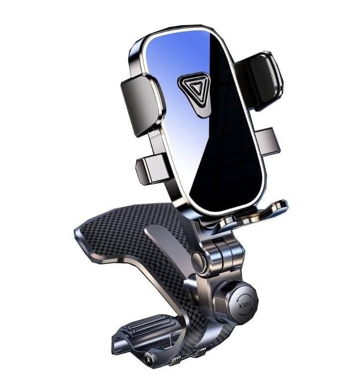 W42 Universal Dashboard Car Phone Holder Multi-Angle Car Adjustable Clamp Non-Slip Silicone Base