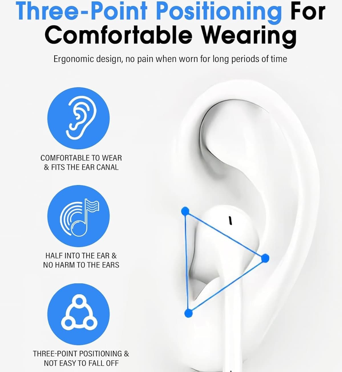 Wired Lightning iPhone Earphone With Microphone view 3