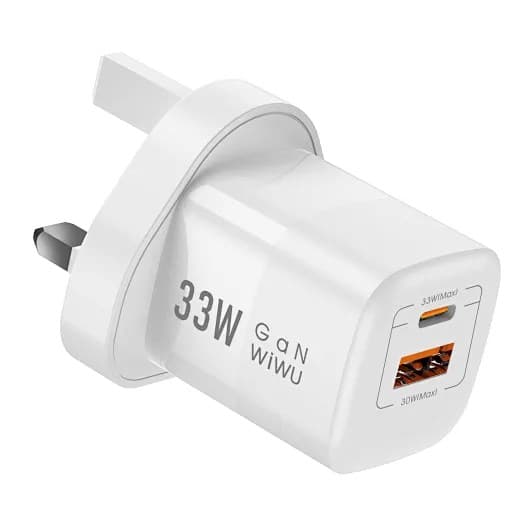 Wiwu RY U33 33W GaN PD+QC Fast Charger