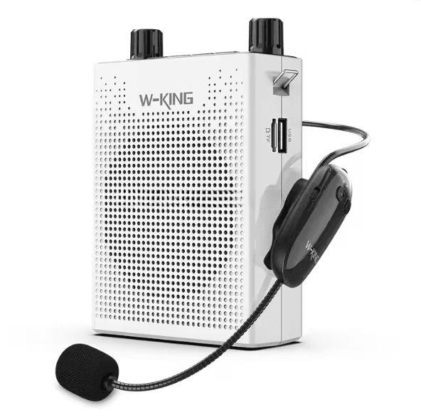 Wking KS06 8W Rechargeable Wireless Voice Amplifier Teachers Microphone