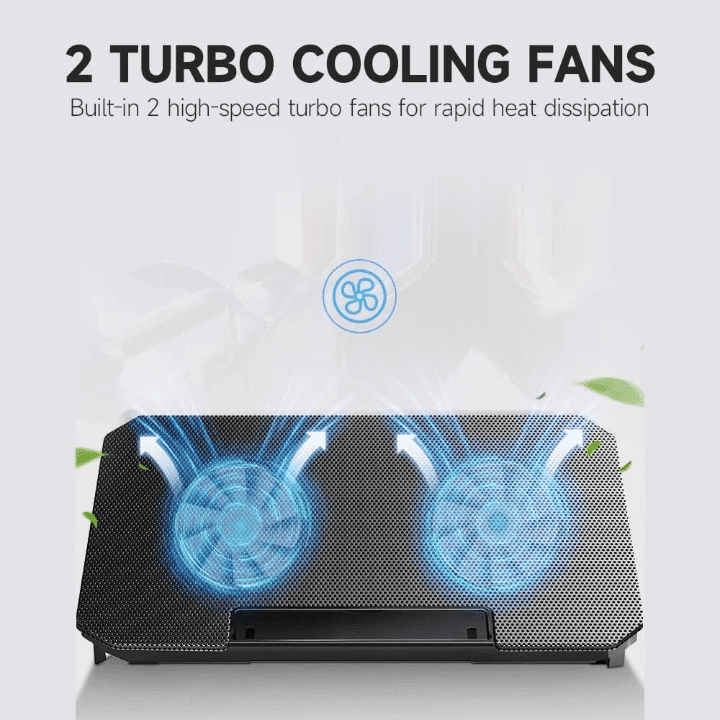 X2 Laptop Cooling Pad 4-Level Adjustable Height Laptop Cooler Stand view 4