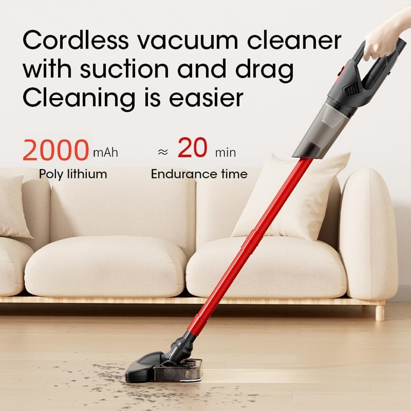 XM002D Handheld Cordless Vacuum Cleaner view 2