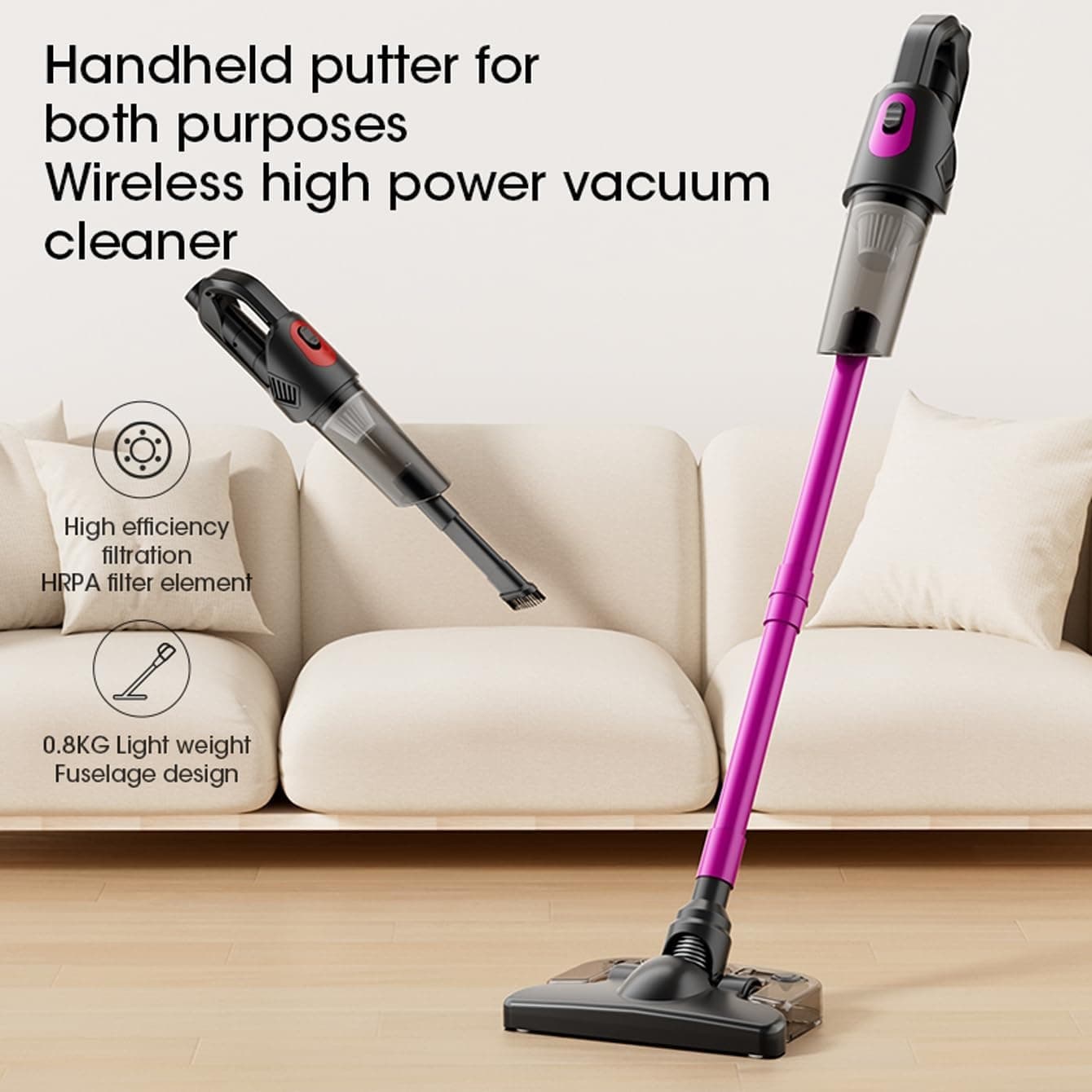 XM002D Handheld Cordless Vacuum Cleaner view 3