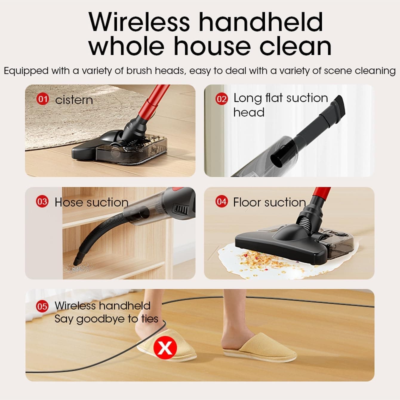 XM002D Handheld Cordless Vacuum Cleaner view 6