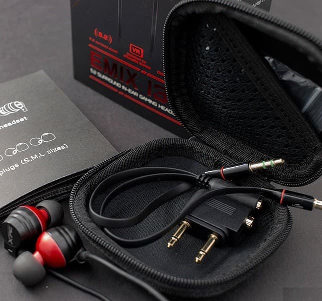 XPG EMIX 130 3D In Ear 3D Surround Sound Gaming Earphone Headset