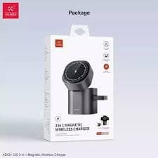 XUNDD XDCH120 3-in-1 Magnetic Wireless Charger Stand view 3