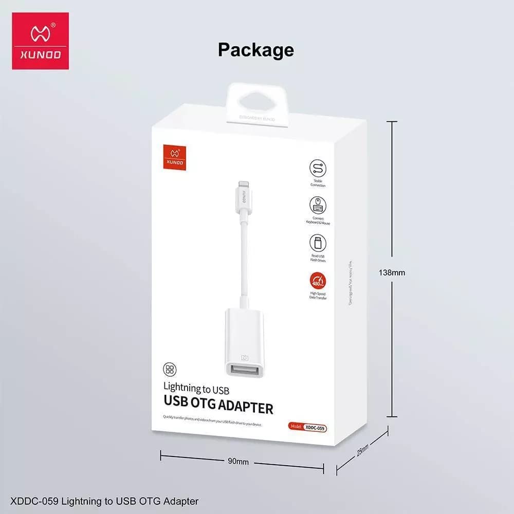 Xundd XDDC-059 Lightning To USB OTG Adapter view 3