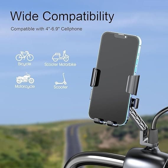 XY085 Universal Bike And Scooter Mobile Phone Holder view 5